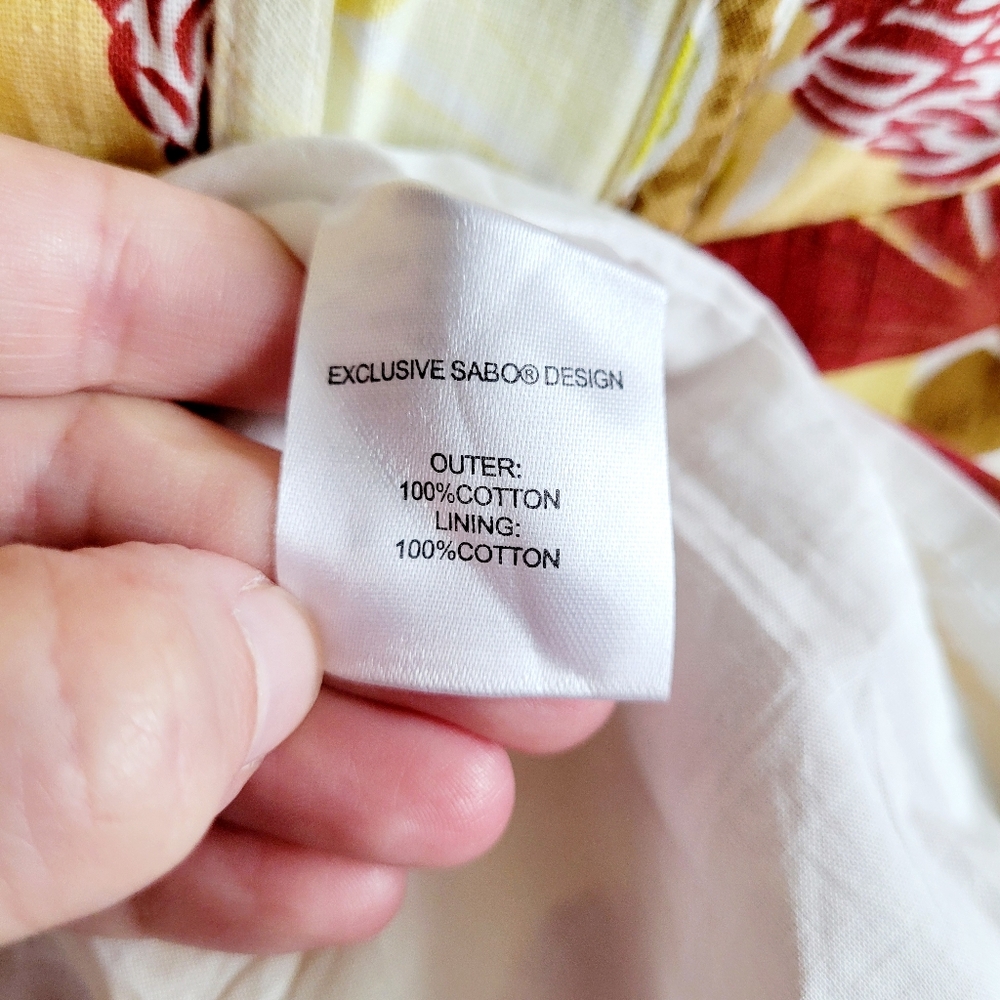 Sabo Skirt White Mini Dress with Yellow & Red Floral Print - Picture 10 of 12
